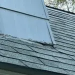 Home Poorly installed, missing, or damaged flashing around dormer causing roof sheathing separation and water damage